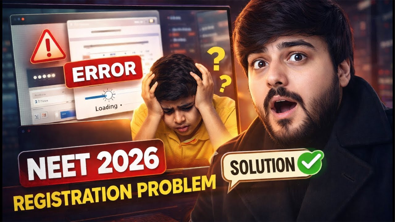 Neet UG 2026 Registration Form Filling Website Not Working OTP Filling Page Not Loading Solution