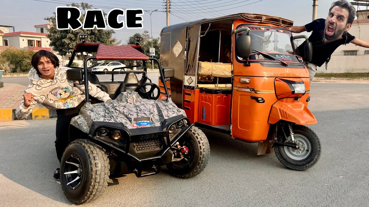  Truck vs Auto Rishka Race Challange 🥶 Kon Jeeta ? 