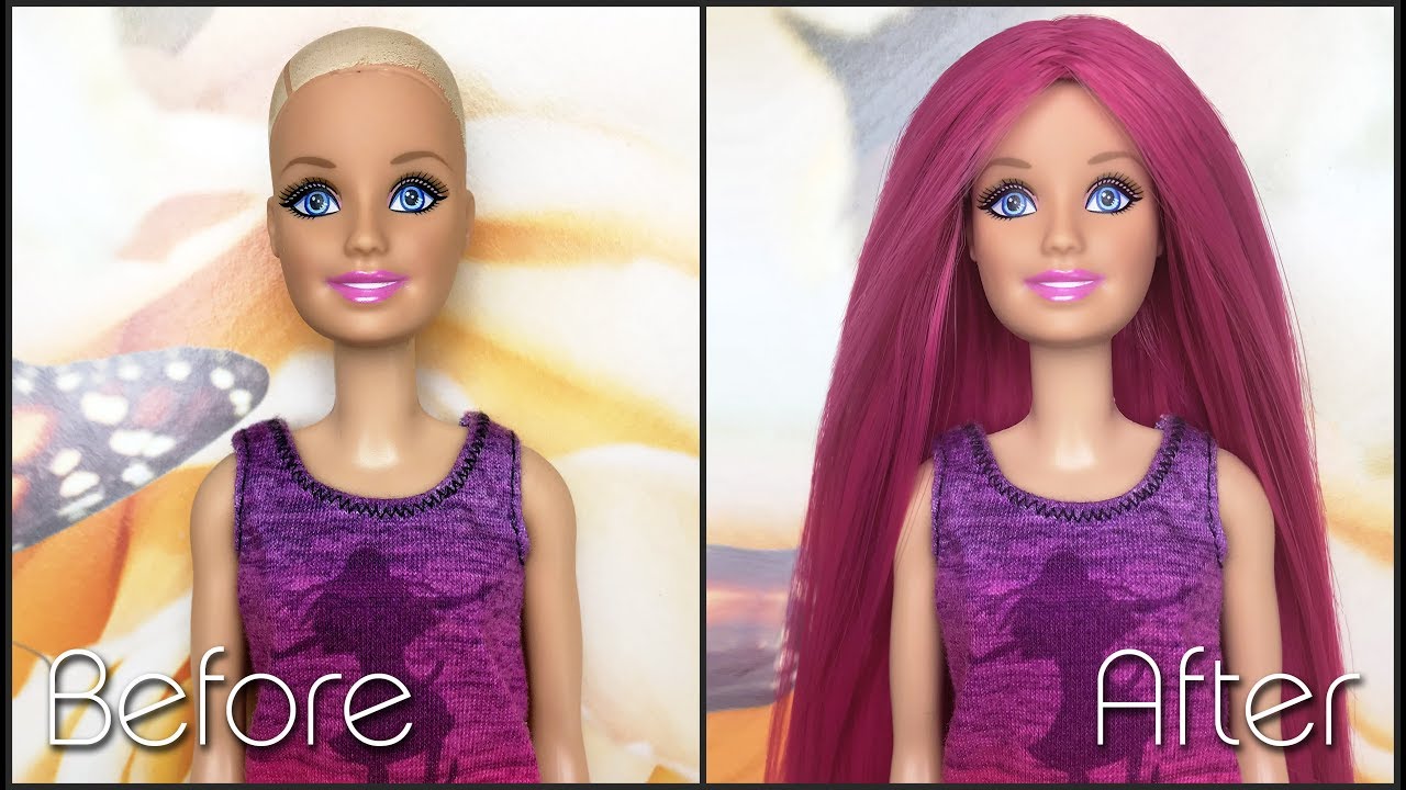 How to make a WIG! Come creare una parrucca per bambole!