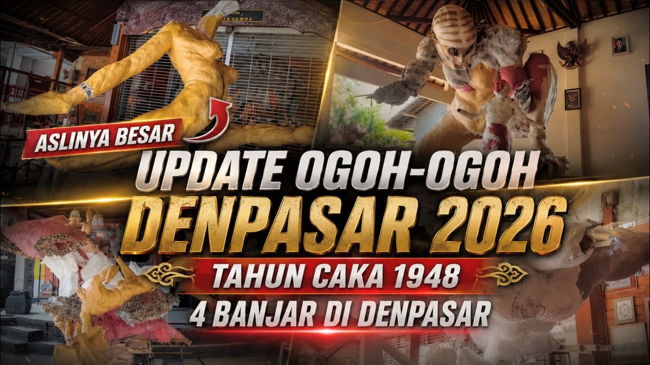Keliling Denpasar Update Progres Ogoh-ogoh 2026 