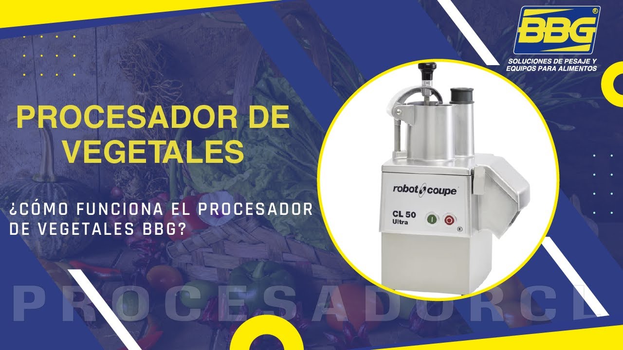 BBG - Nuevo con procesador de vegetales CL 50 ROBOT COUPE. Aprende a Montar la Máquina Correctamente