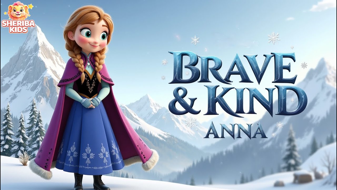 Brave & Kind Anna Song ❄️💖 | Inspirational Kids Song About Courage & Love | @sheribakids