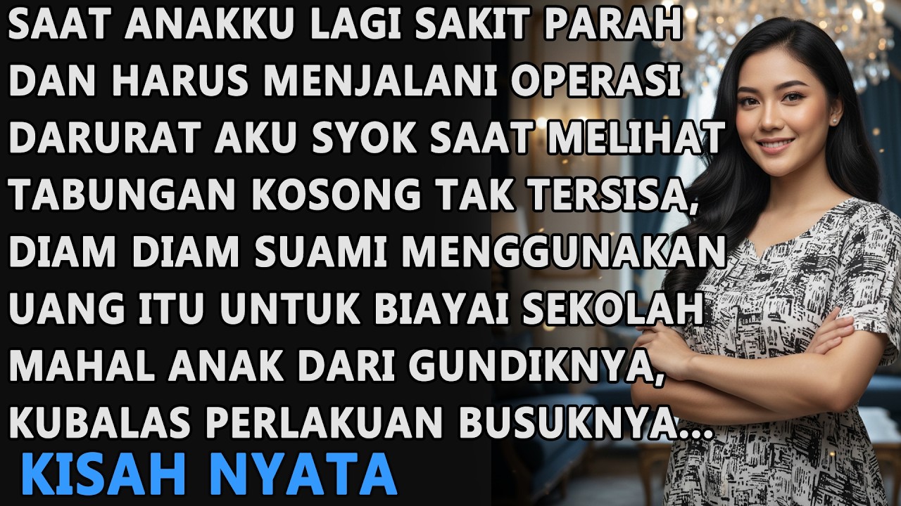 SAAT ANAKKU SAKIT DAN HARUS OPERASI AKU SYOK MELIHAT TABUNGANKU HABIS, TERNYATA SUAMIKU MEMAKAINNYA
