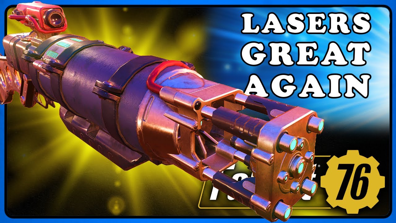 Fallout 76 PTS: Laser Gun Rework.