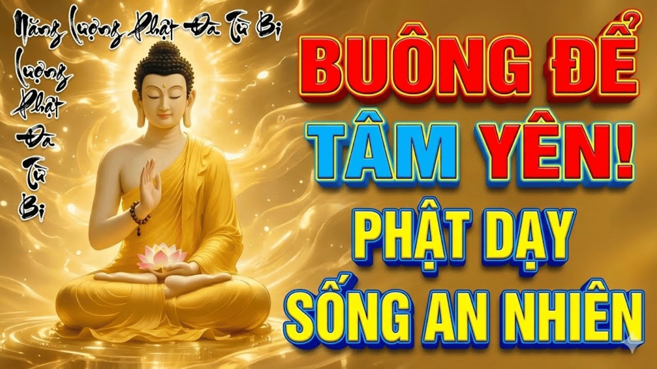 Phật Dạy Cách Buông Để Tâm Vững Sống An Yên Giữa Bão Đời!