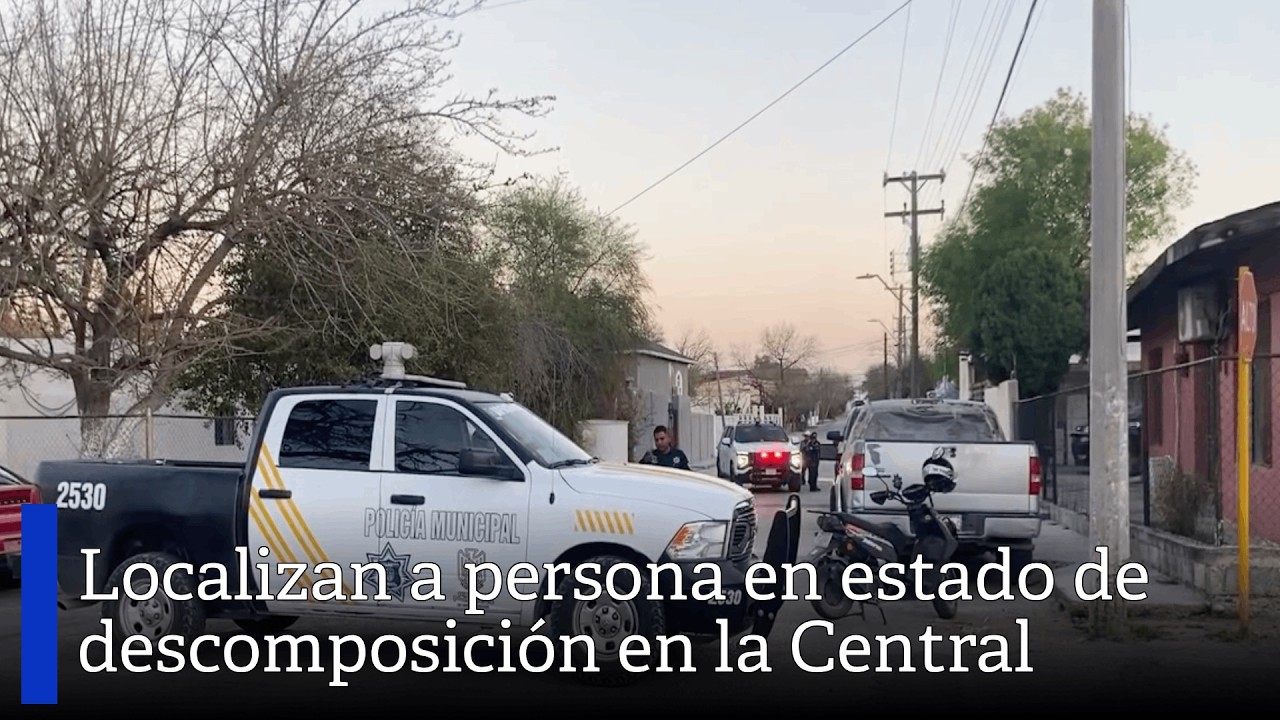 Localizan a cuerpo en la colonia Central