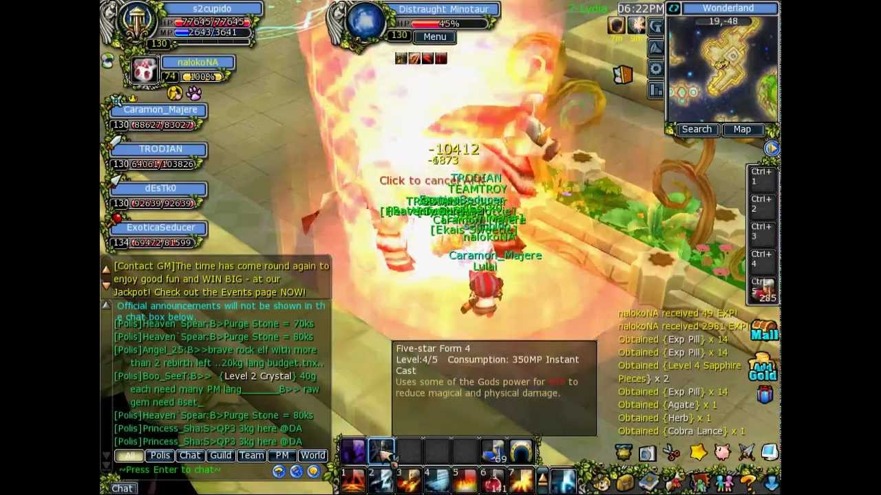 Godswar Demigod_76 Wonderland (killing SK)