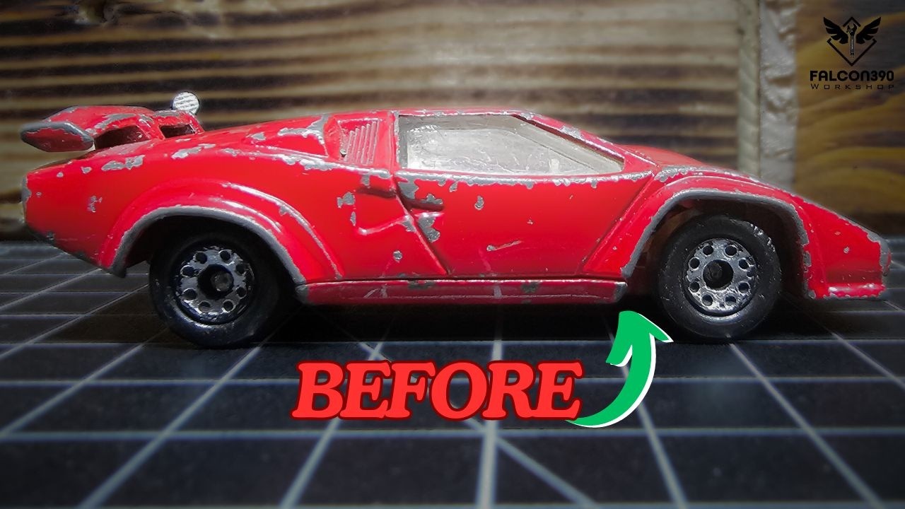 Will different colour and wheels make a difference for this Matchbox Lamborghini Countach?