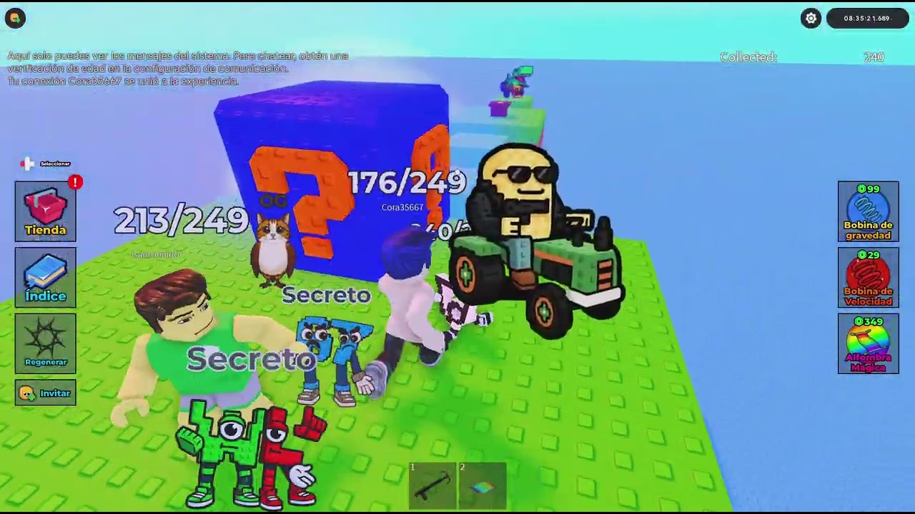 Abriendo lucky blocks con los bros!!!!