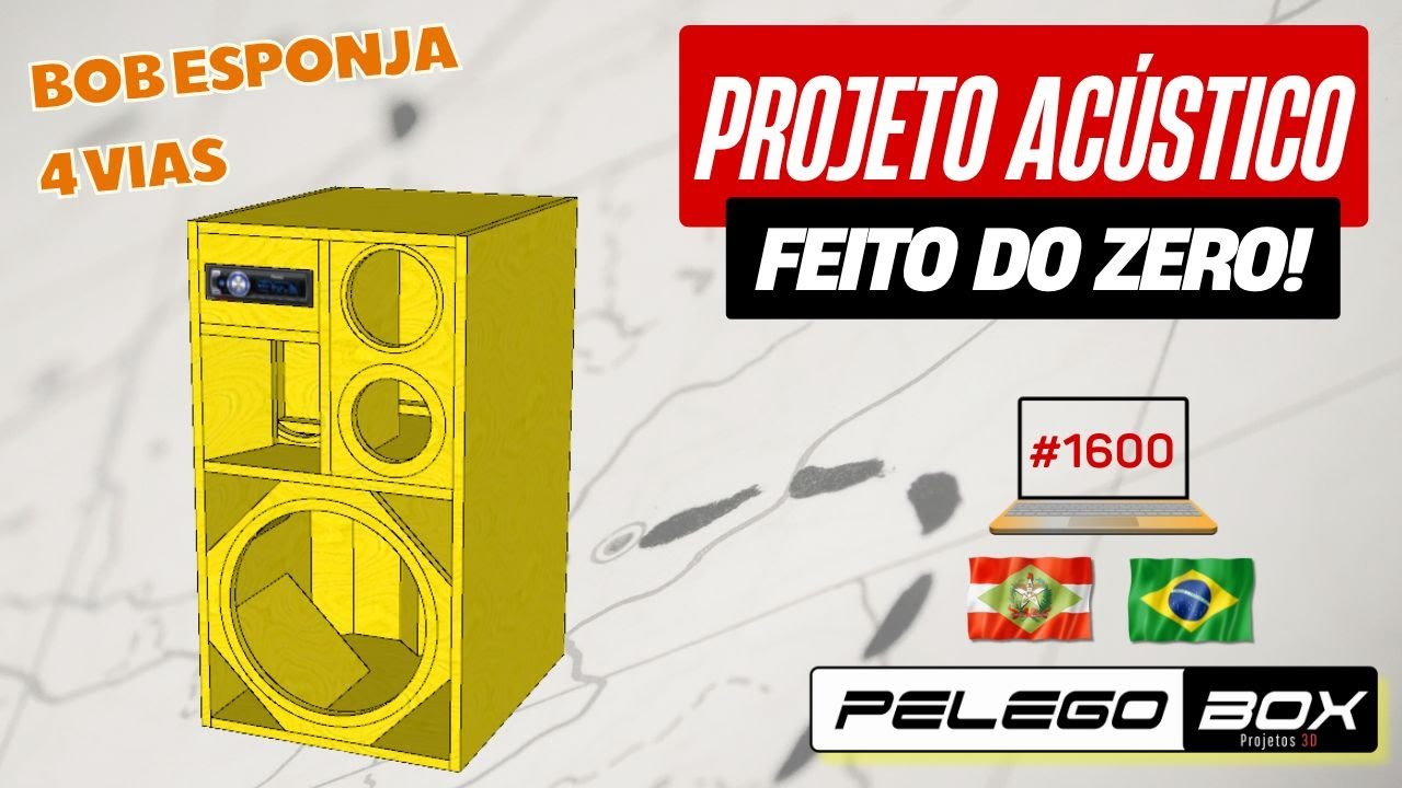 #1600 BOB ESPONJA 4 VIAS 1X 15