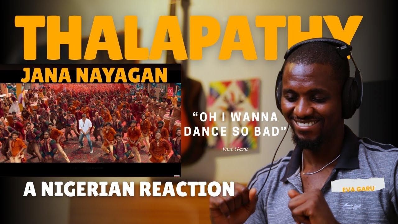 African Reacts to Thalapathy Kacheri | Jana Nayagan | Vijay | Pooja Hedge |First Tamil Song Reaction