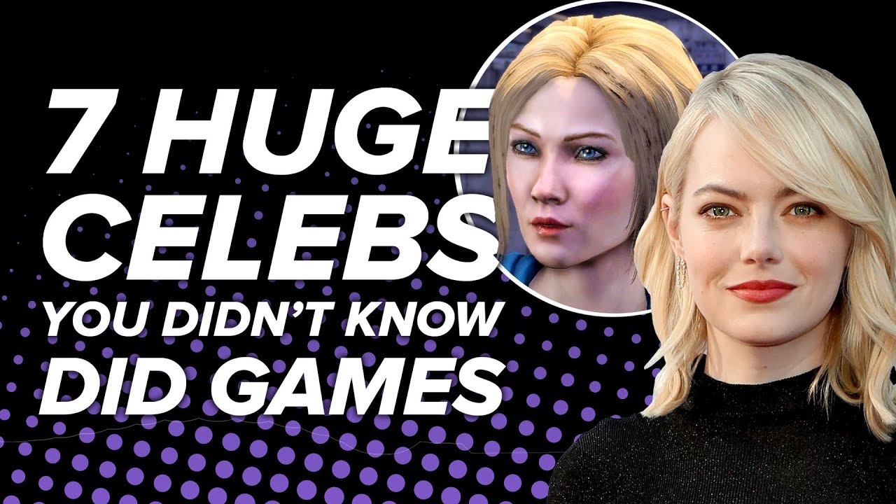 7 Huge Celebs You Had No Idea Were in Videogames