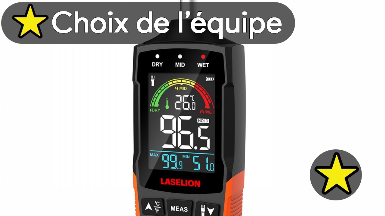 🏆 TOP 3 TESTEUR D'HUMIDITE MUR 2025 💧