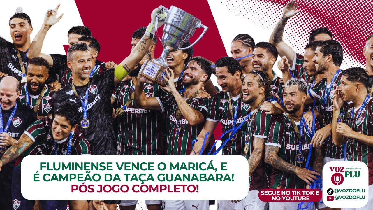 PÓS JOGO FLUMINENSE X MARICÁ - 1x0 E TAÇA! O FLUMINENSE ERA MAIS FORTE, MAS NÃO PASSOU DO UM.