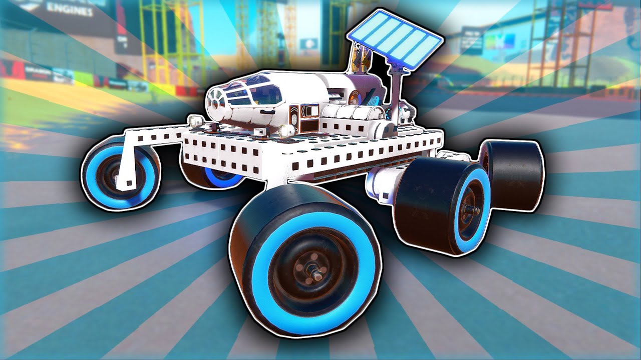 I Built a Space Exploration Rover for a LOW GRAVITY RACE... (Trailmakers Multiplayer Gameplay)