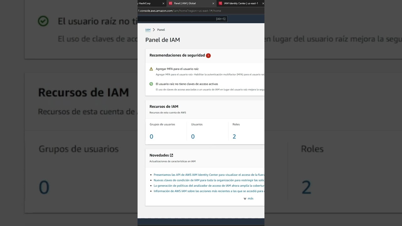 Como CREAR un USUARIO en AWS IAM parte 1