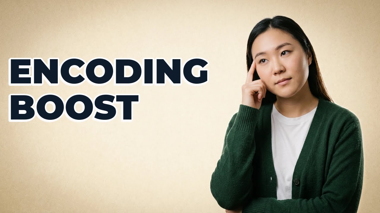 Can I Speed Up My Memory Encoding Process?