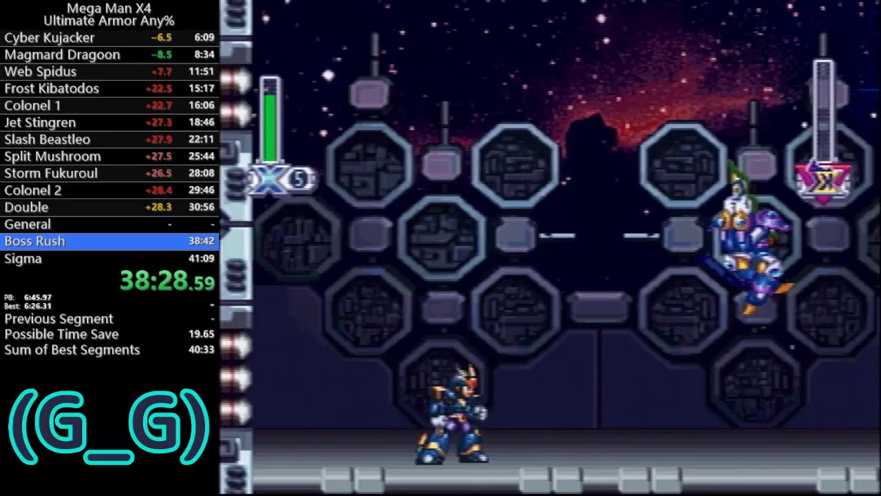 ロックマンX4 RTA アルティメットアーマー Any%