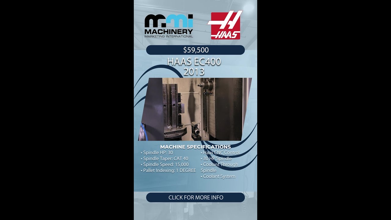 Haas EC400 (2013) #MMI #UsedMachinery
