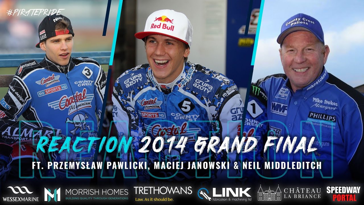 Elite League Final Reaction | Janowski, Pawlicki & Middleditch | POOLE PIRATES SPEEDWAY 2014