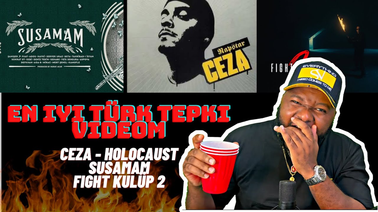CEZA - Holocaust | SUSAMAM | Fight Kulüp 2 |  En Iyi Türk Tepki Videom | My Top 3 Turkish Reaction 🔥