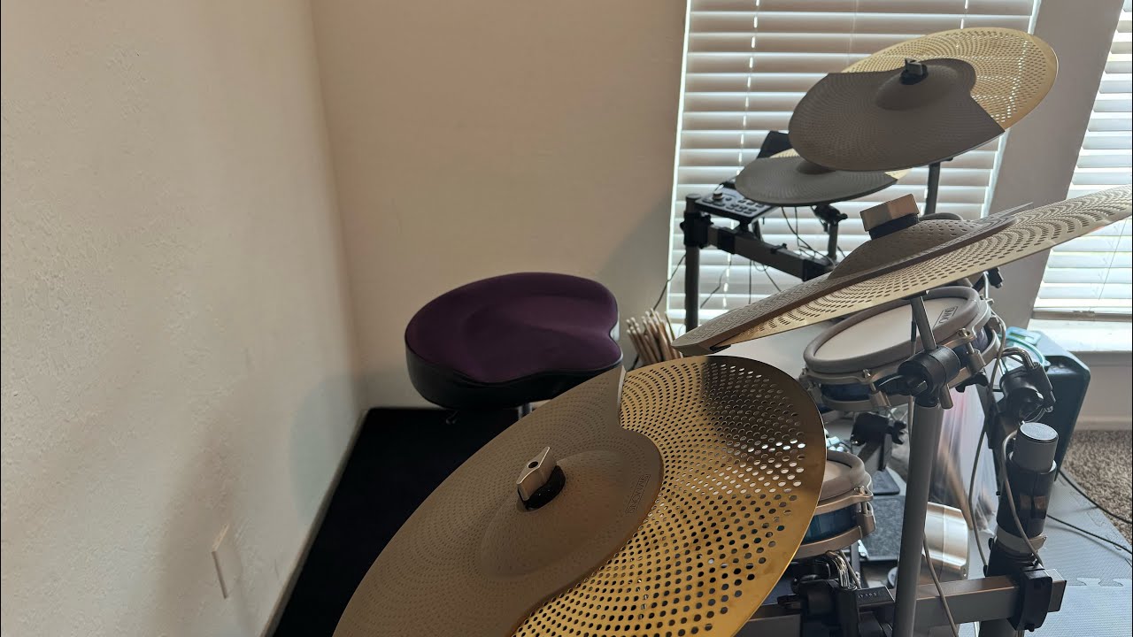 My Apartment Drumming Setup (E-kit)