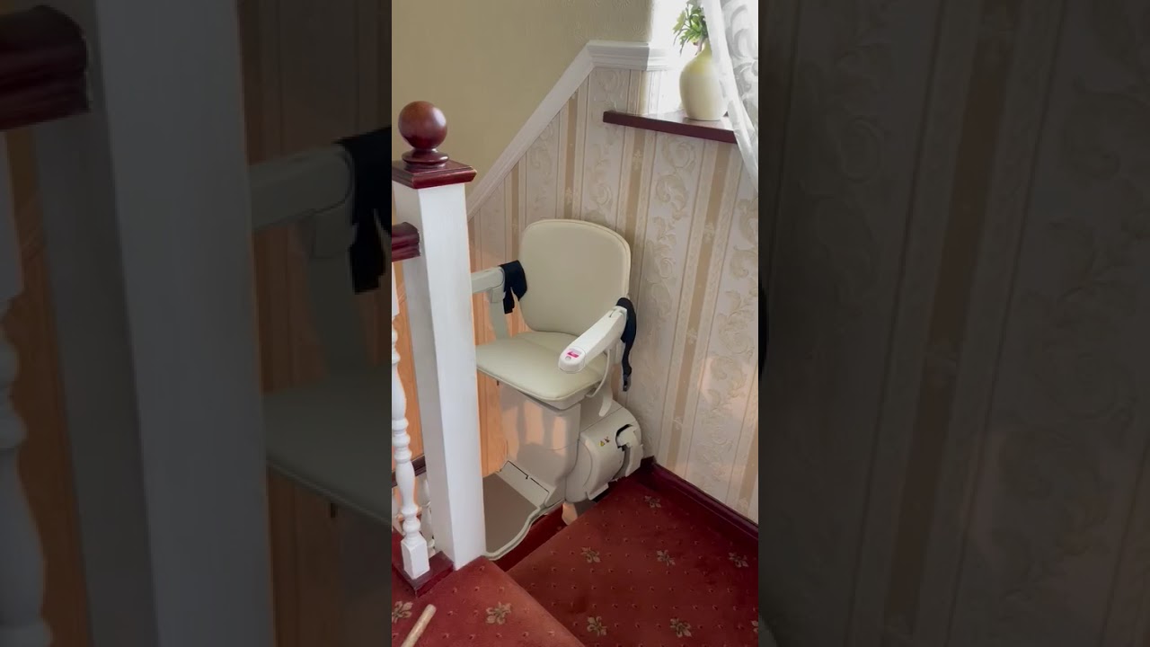 Rental STANNAH stairlift installation.