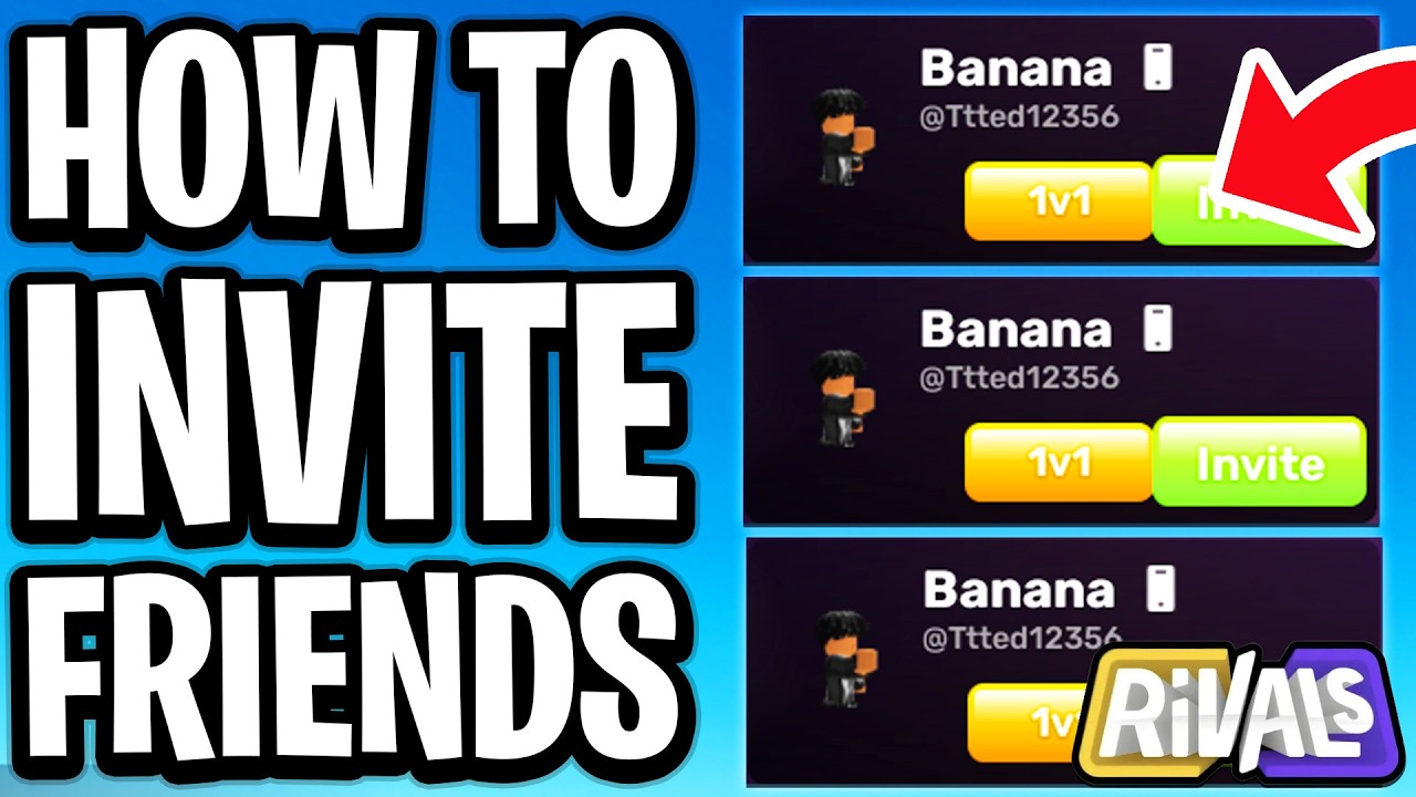 How to Invite Friends in Rivals Roblox - Full Guide