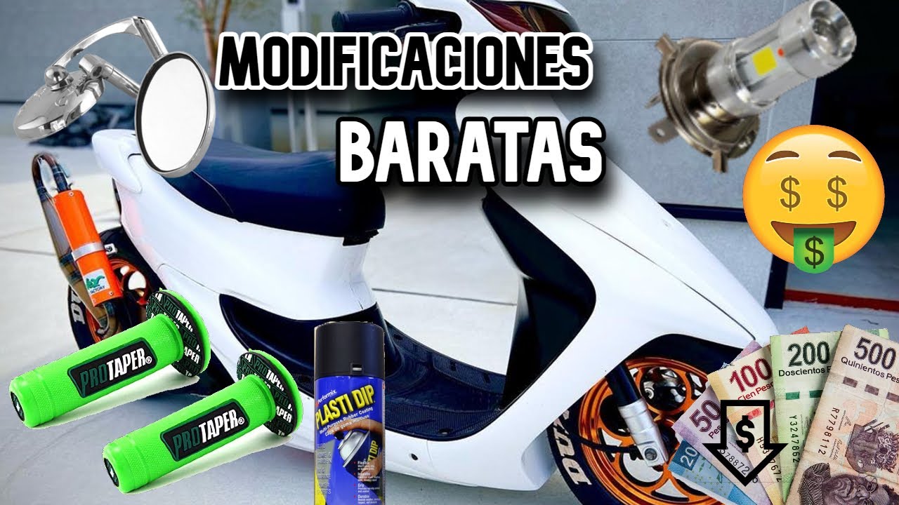 Modificaciones BARATAS para MOTONETAS o MOTOS | Tunea con POCO Presupuesto!