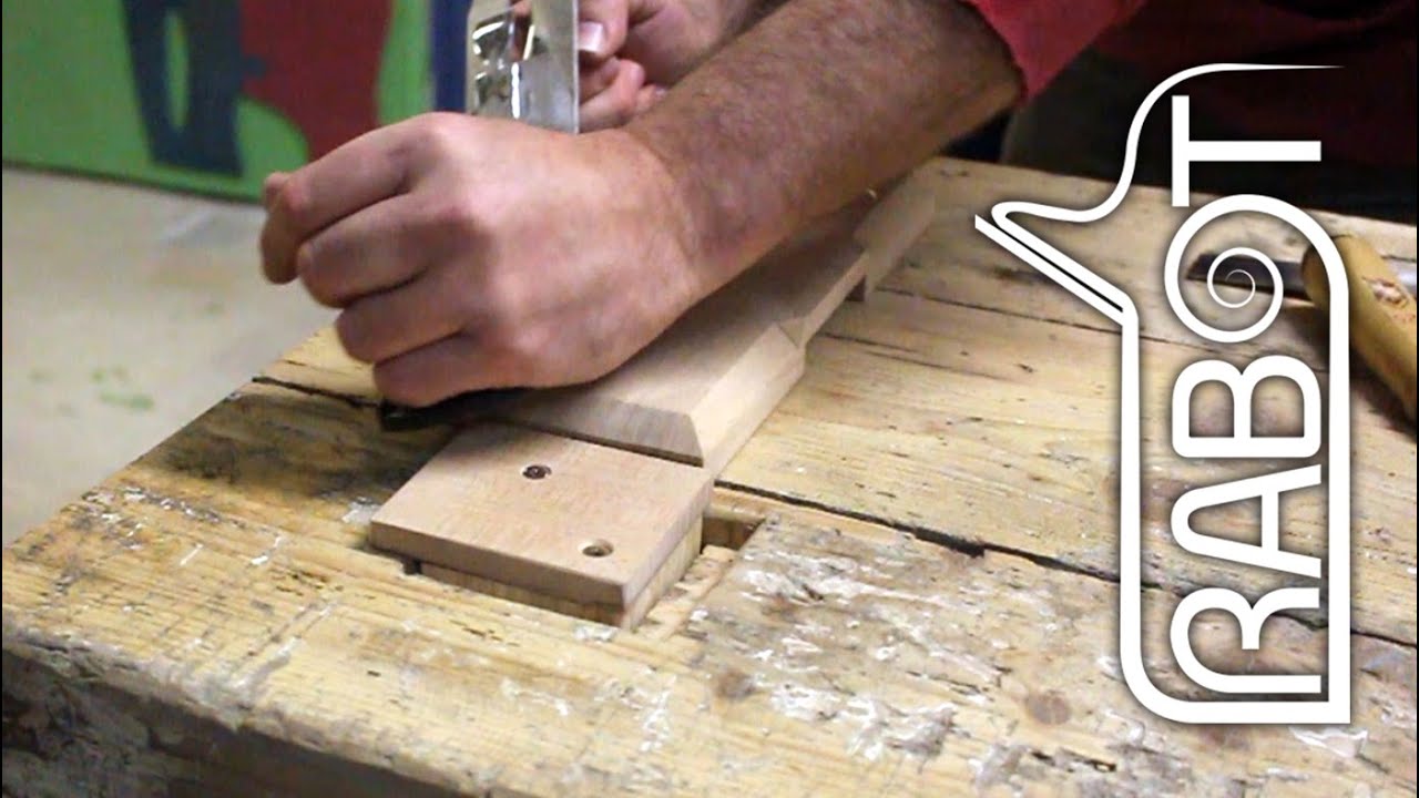 Restauration d'une butée d'établi.