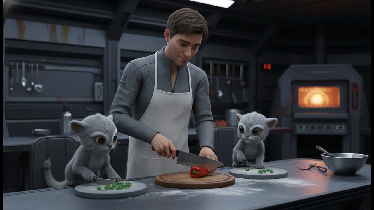 Hungry Cubs Scavenged the Trash — The Next Day, the Human Taught Them to Cook