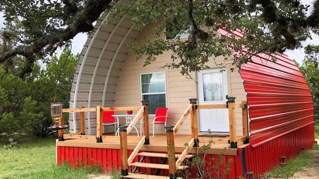 Amazing Cozy Wren Little Brother Arched Cabin in Texas