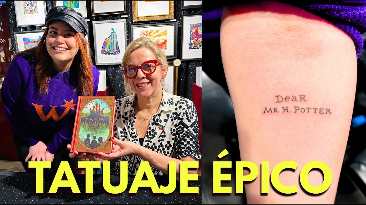 Mi nuevo tatuaje de Harry Potter! ⚡