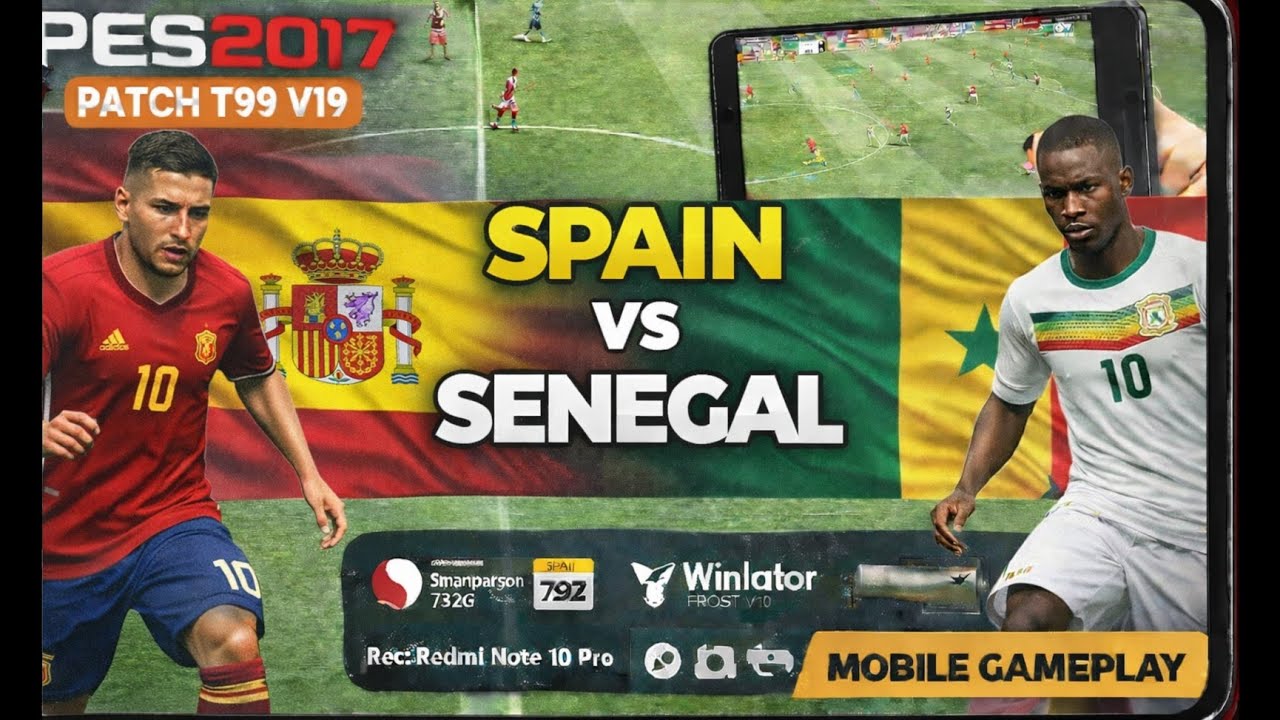 Spain vs Senegal | Champions Clash Simulation | PES 2017