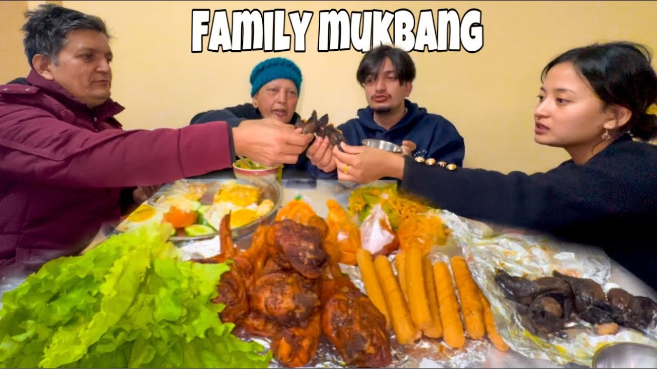 Family sanga ko Mukbang | Nischal Lmc |