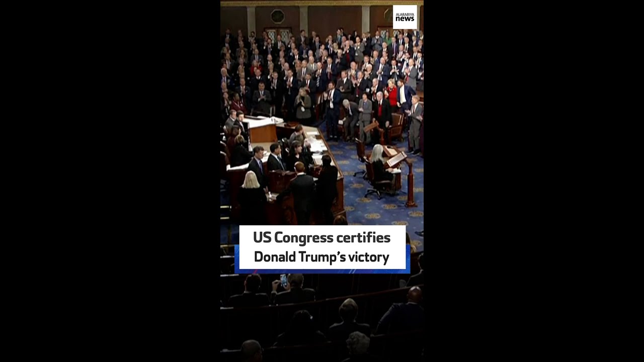 US Congress certifies Donald Trump&rsquo;s victory