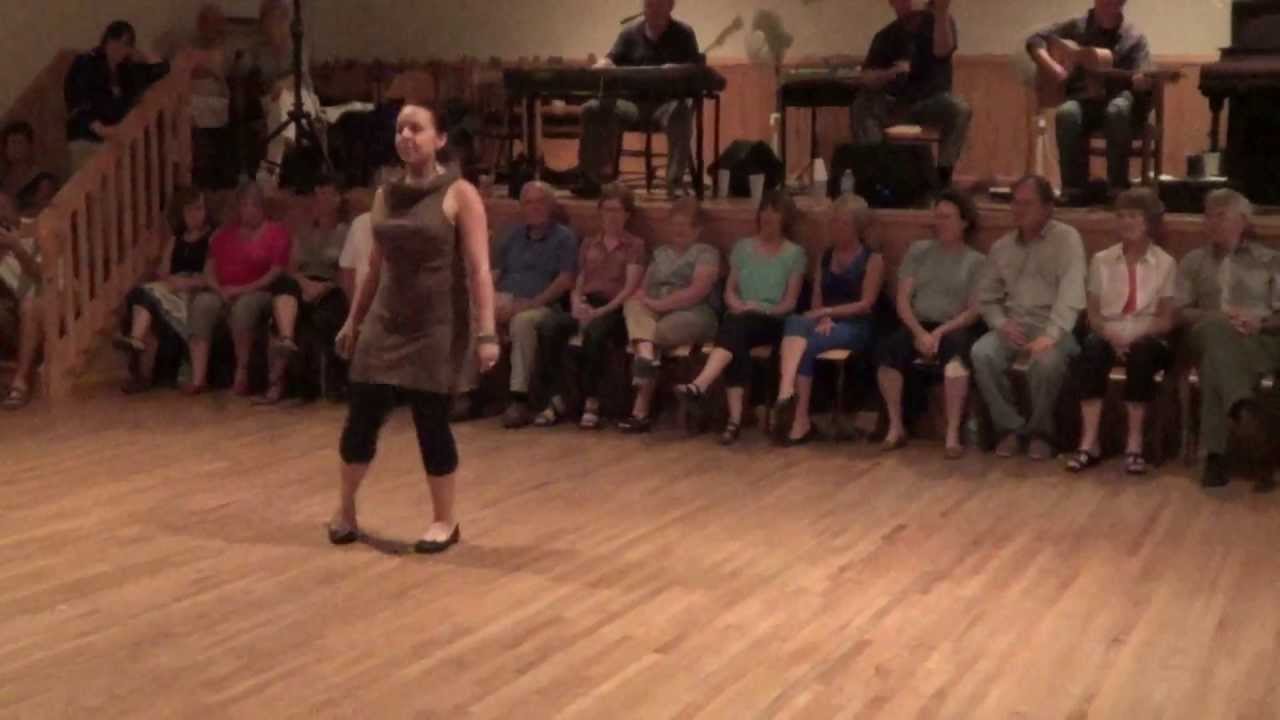 Step dancing at Brook Village Dance, Cape Breton