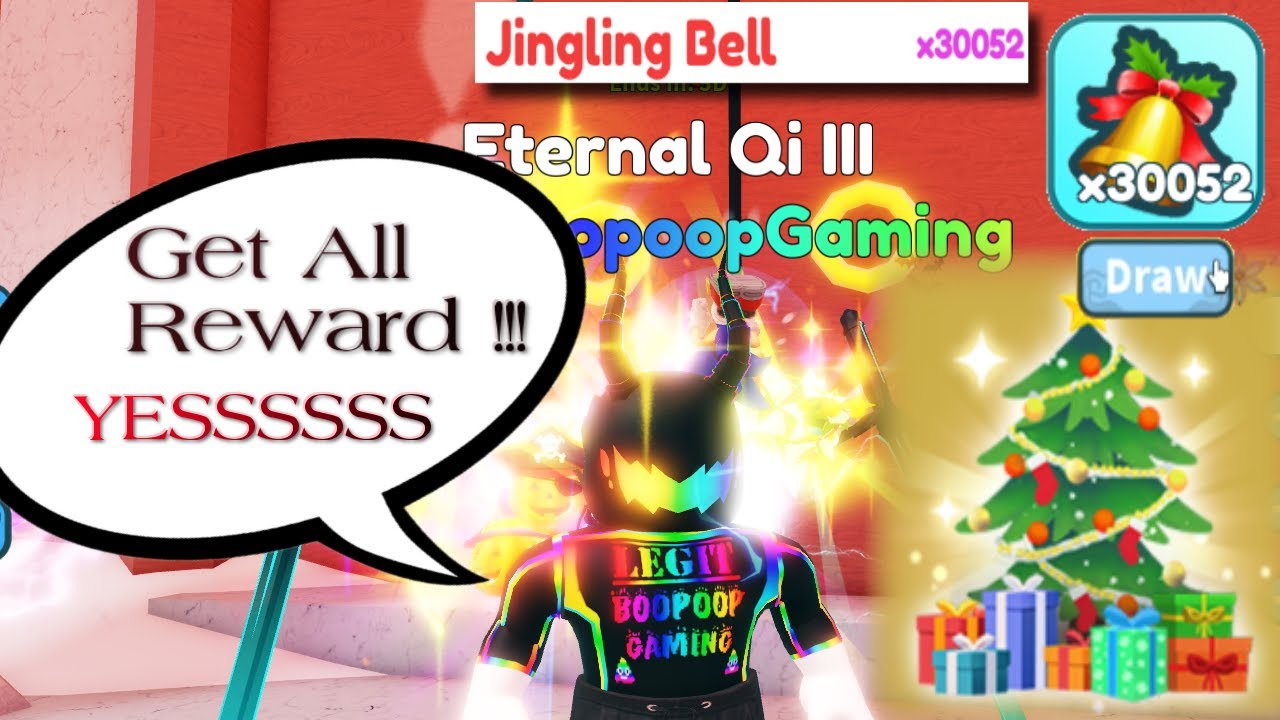🔔30k Jingling Bells!!🎅Christmas Giveaway Results🎁In Weapon Fighting Simulator Roblox