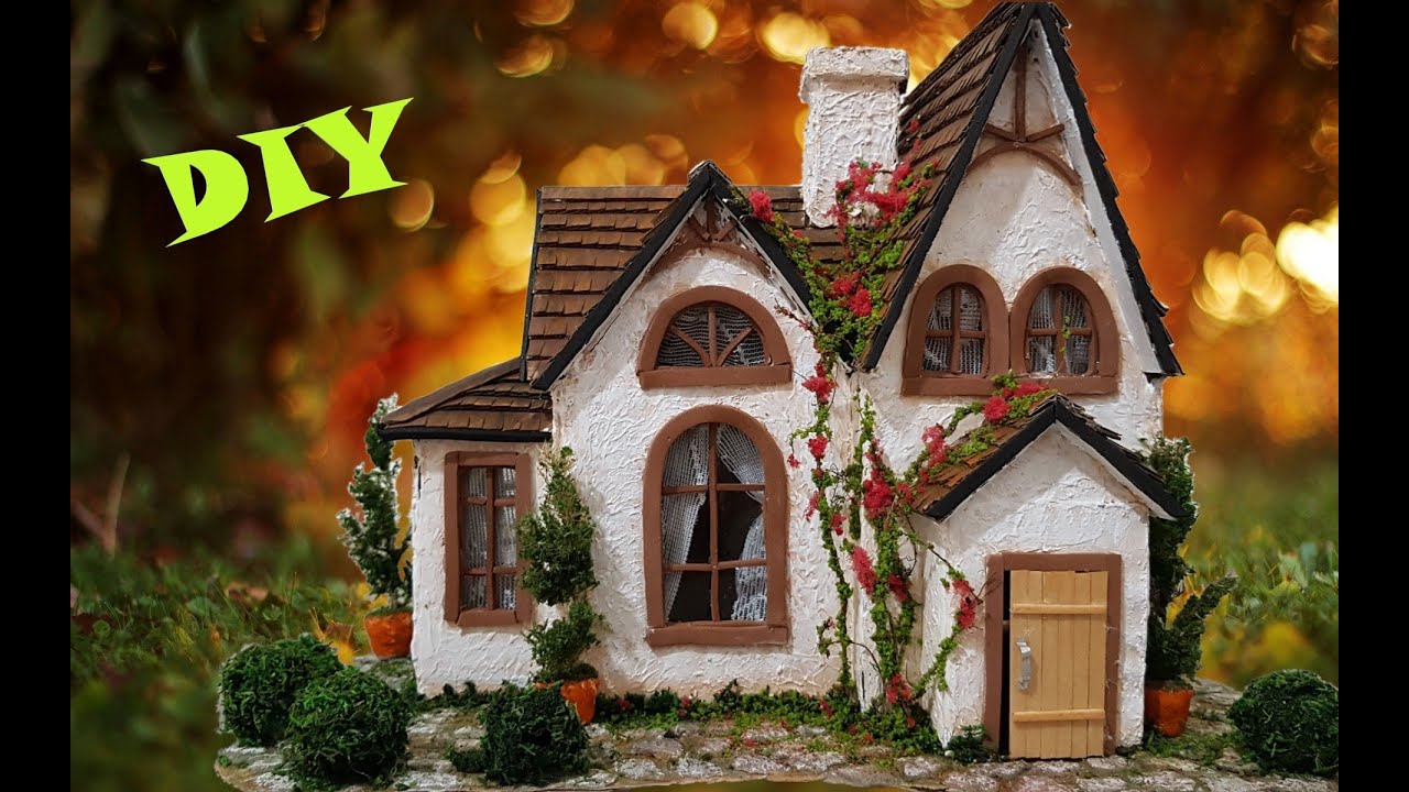 Домик из картона своими руками / DIY