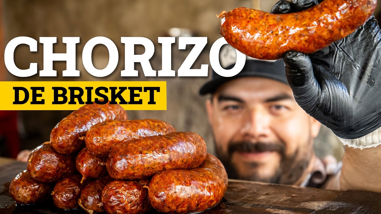 Salchicha Texana ahumada de Brisket - todos los tips y trucos para que te quede jugoso.