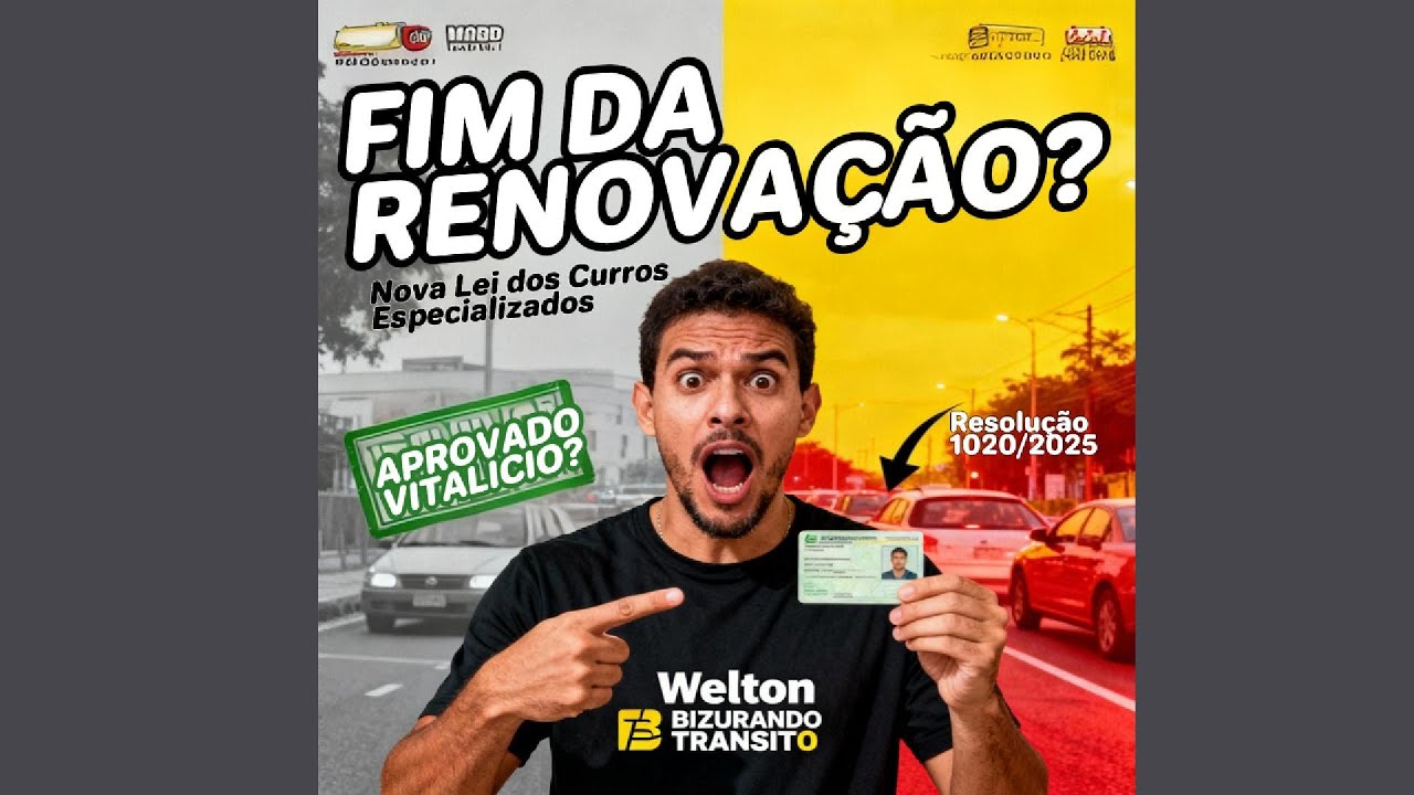 🚨 FIM DA RENOVAÇÃO? A Nova Lei dos Cursos Especializados (MOPP, Escolar e +)