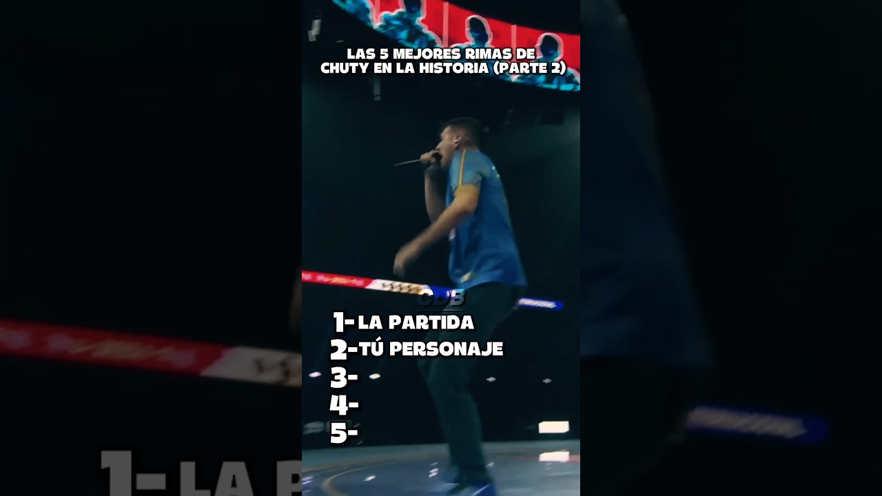 LAS 5 MEJORES RIMAS DE CHUTY EN LA HISTORIA (PARTE 2)#espa&ntilde;a #freestyle #chuty #fms #redbull