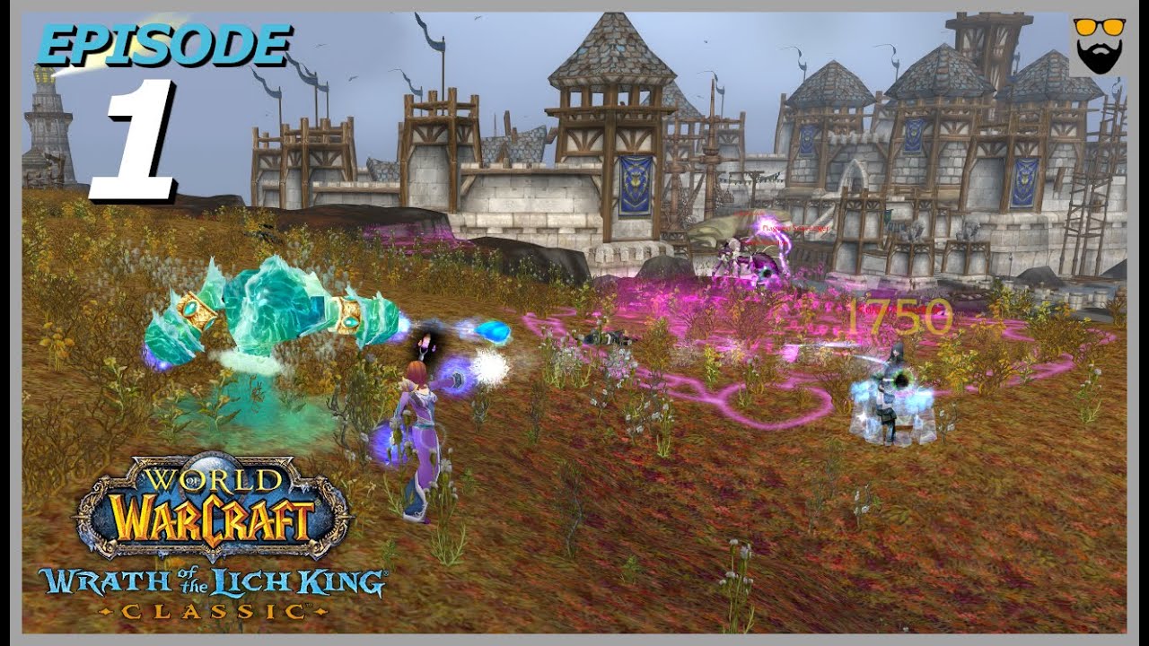 Let's Play WoW Wrath of the Lich King Northrend Questing Human Mage Part 1