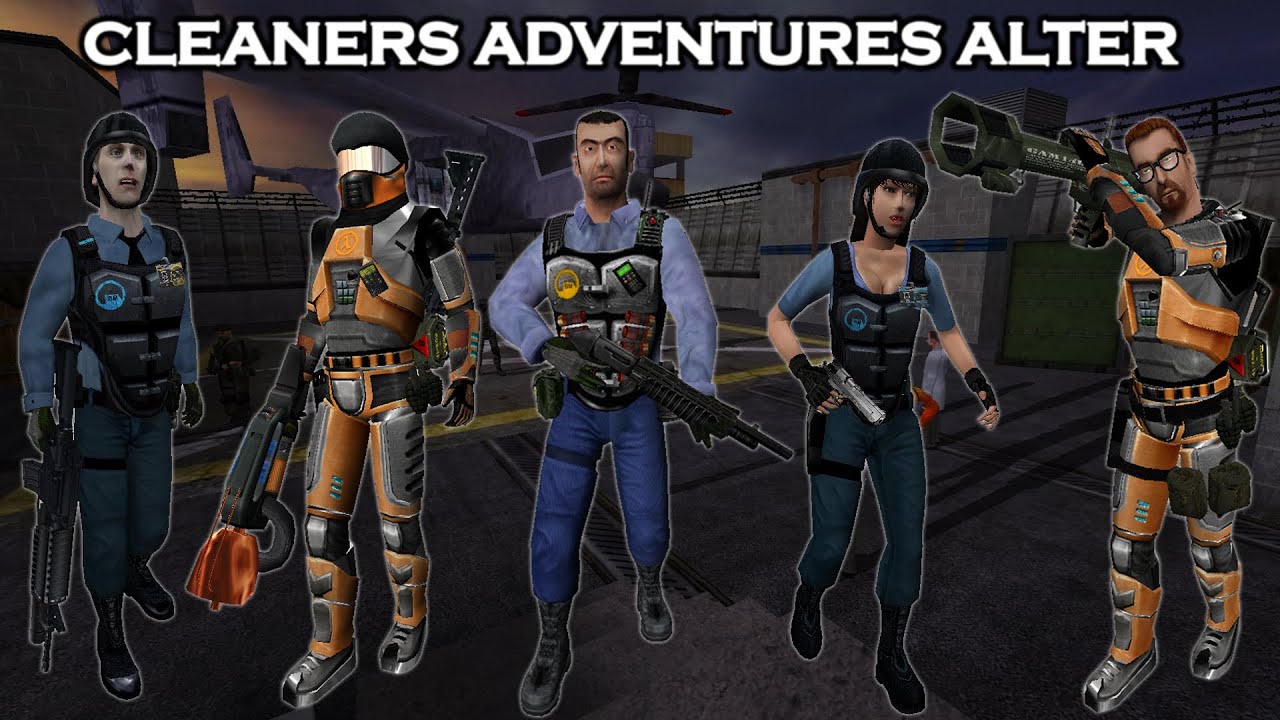 [Half Life/Xash3D - Cleaners Adventures Alter (Ultra Definition)] Mod Full Walkthrough 1440p60