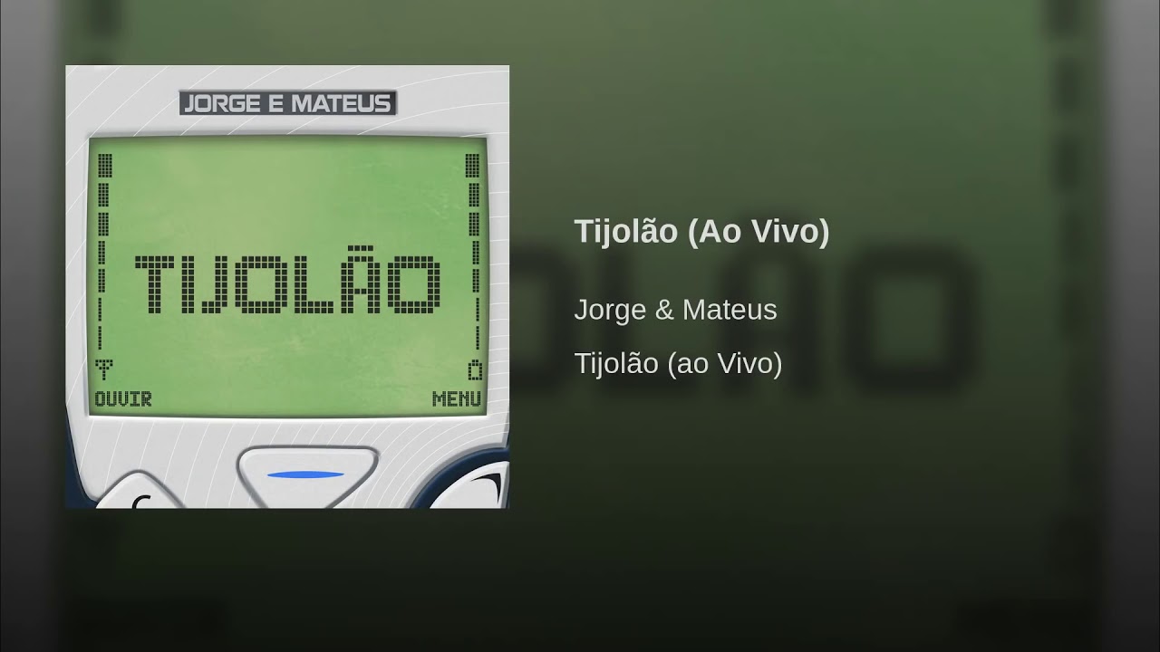 Jorge e Mateus - Tijol&atilde;o (Audio Oficial)