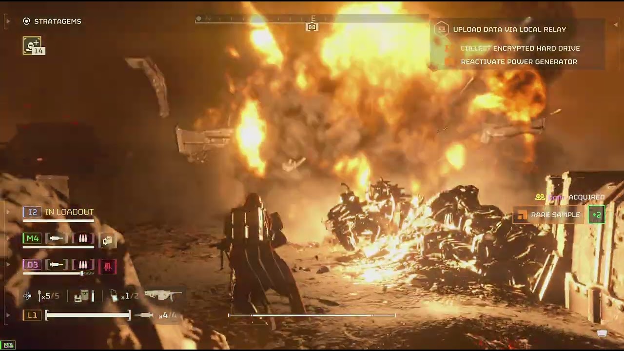 HELLDIVERS 2 but im in mustafar.