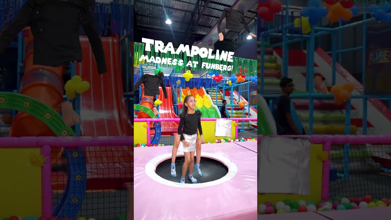 Defy Gravity at Funberg Jaipur! 🪂 Ultimate Trampoline Adventure | The Fun Capital