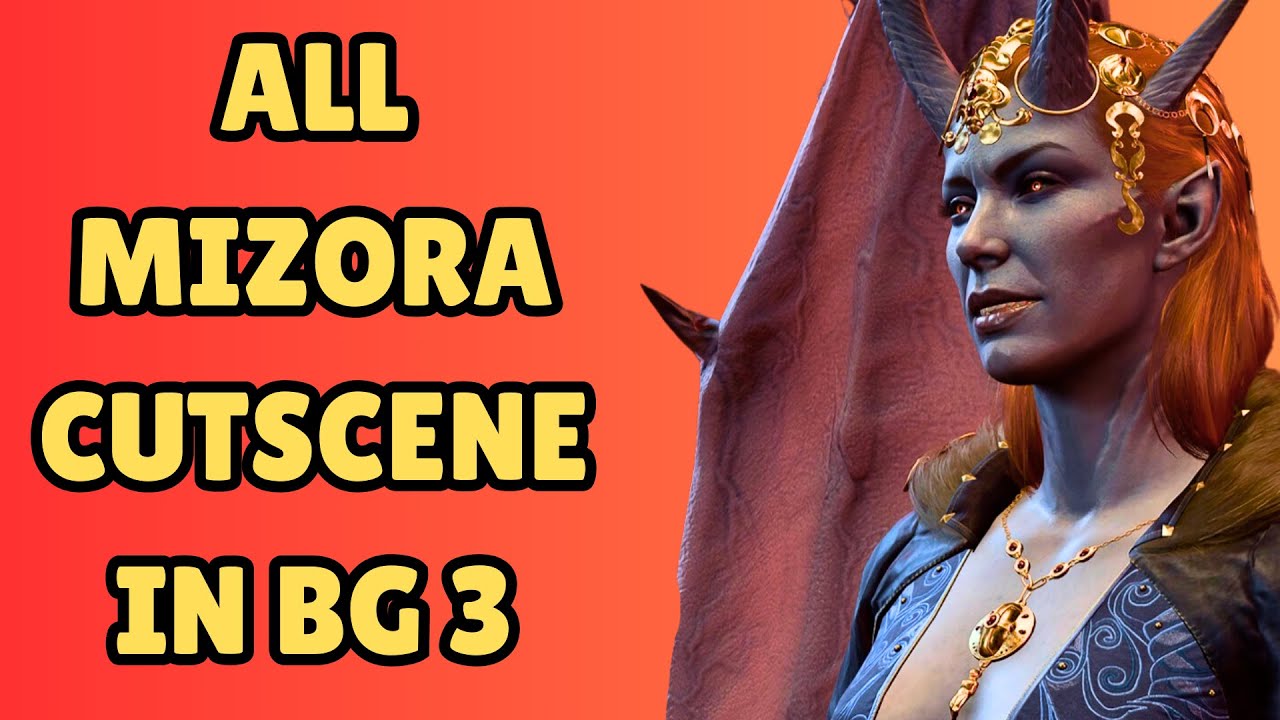 ALL MIZORA CUTSCENES (MIZORA MOVIE) BG3