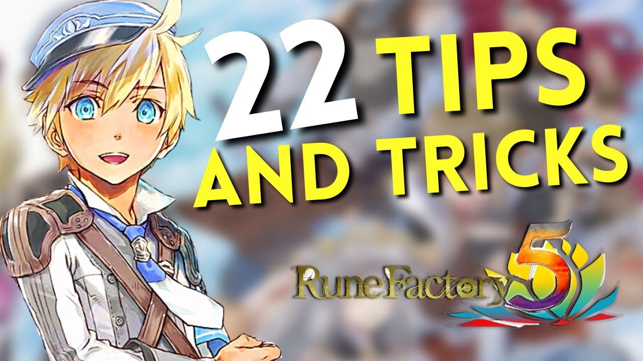 22 Rune Factory 5 TIPS and TRICKS | Things I Wish I Knew When I First Started | Beginner's Guide