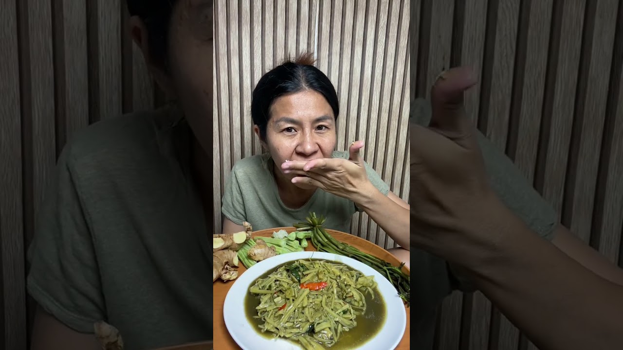 หมกหน่อไม้ใส่หมู #กินได้กินดีfamily 
